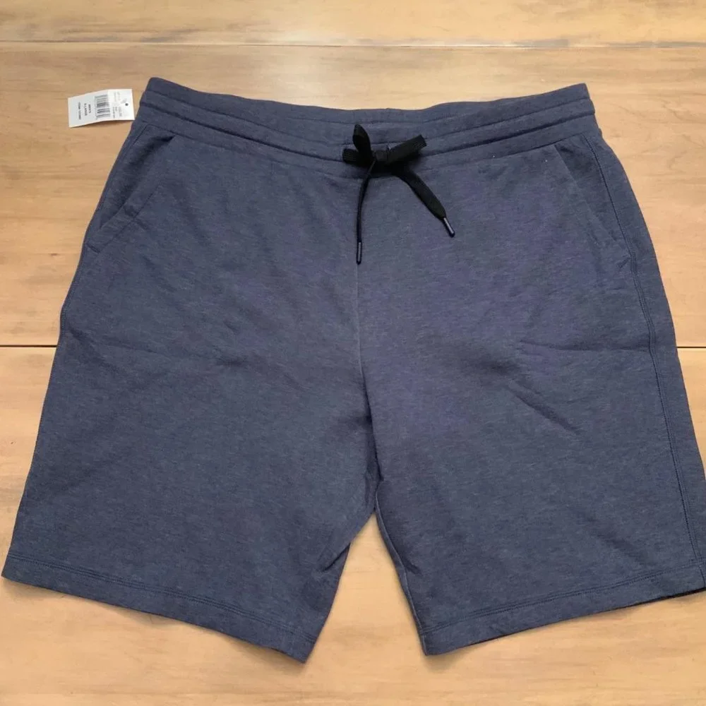 NWT 32 Degrees Cool Blue Drawstring Tech Short L